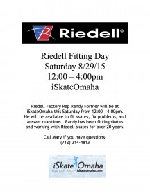 Riedell Fitting Day @ iSkateOmaha | Omaha | Nebraska | United States